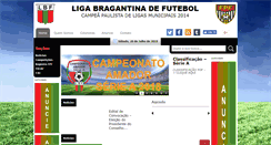 Desktop Screenshot of ligabragantina.com.br